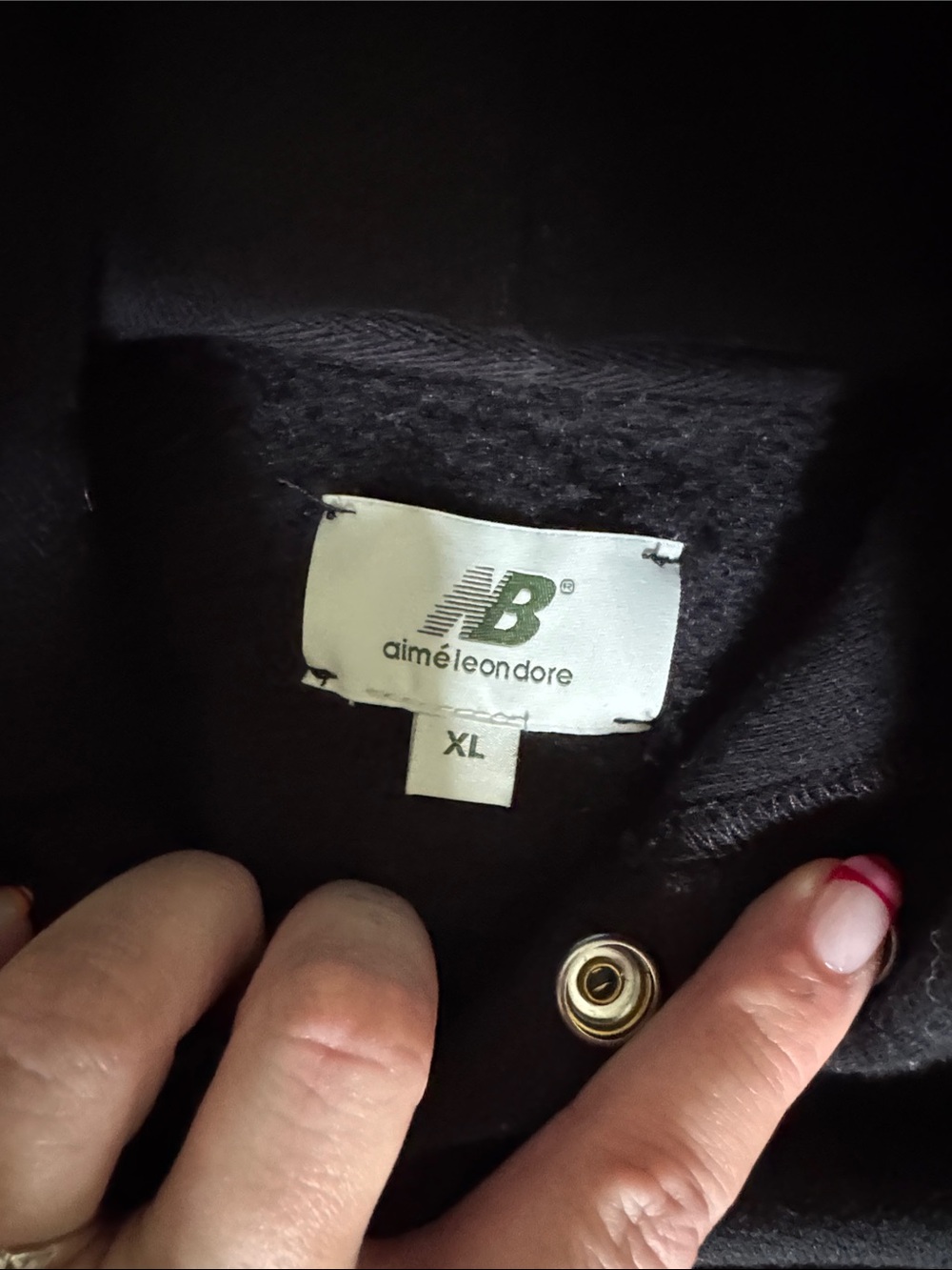 Aime Leon Dore x New Balance Black Hoodie - Picture 2 of 2